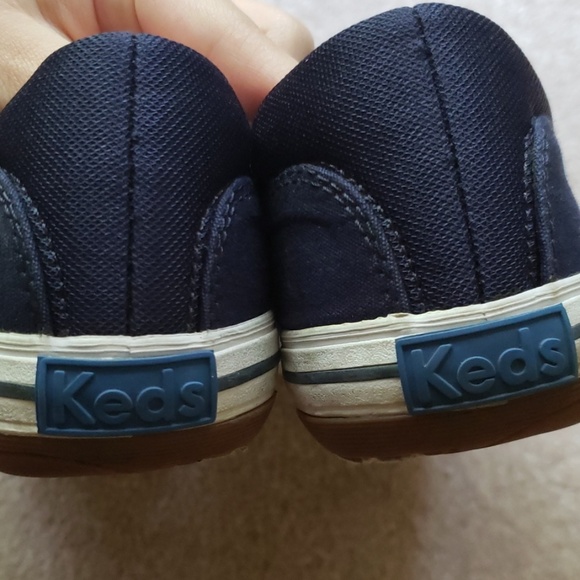 Keds navy and white canvas sneakers size 8 - Picture 6 of 7